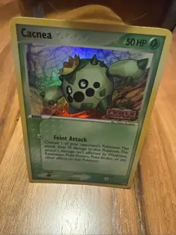 Pokemon Cacnea Reverse Holo Stamped EX Power Keepers Card 46/108 MP Condition - Image 1