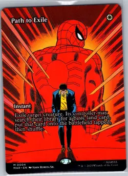 Path to Exile (Borderless) 4 Marvel Universe Eternal-Legal - MTG - NM - Image 1