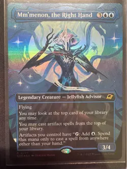 Mm'menon, the Right Hand (Borderless 290) - FOIL - NM - MTG - EOE - Image 1