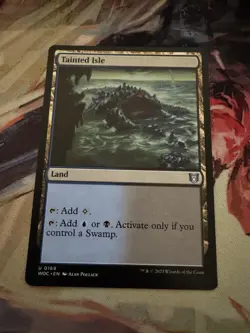 Tainted Isle 169 Uncommon Commander: Wilds of Eldraine Magic: The Gathering NM - Image 1