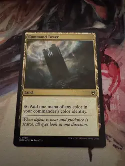 Command Tower 156 Common Commander: Wilds of Eldraine Magic: The Gathering NM - Image 1