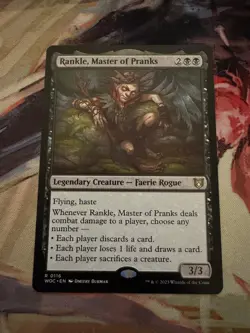 Rankle, Master of Pranks 116 Commander: Wilds of Eldraine MTG NM - Image 1