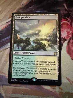 Canopy Vista 153 Rare Commander: Wilds of Eldraine Magic: The Gathering NM - Image 1