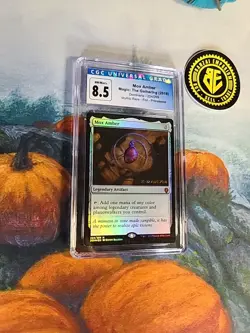 Mox Amber Magic The Gathering (2018) Pre-release Foil NM / Mint Graded MTG DOM - Image 1