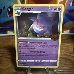 Pokemon TCG Gengar Lost Origin Holo Card 66/196 2022 Rare, Near Mint Condition - Image 1