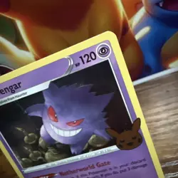 Pokemon TCG Gengar Lost Origin Holo Card 66/196 2022 Rare, Near Mint Condition - Image 3