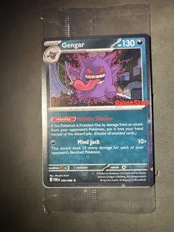Pokemon TCG Gengar 050/088 Promo Sealed Stamped Gamestop Promo Card - Image 1