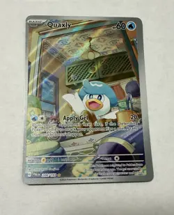 Quaxly 206/193 Paldea Evolved Full Art Holo Pokemon Card - Image 1