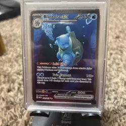 PSA 9 - Blastoise ex SIR #200 - 2023 Pokemon 151 - Image 3