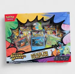 Pokemon Ascended Heroes First Partners Deluxe Pin Collection Kit Promo Booster - Image 1