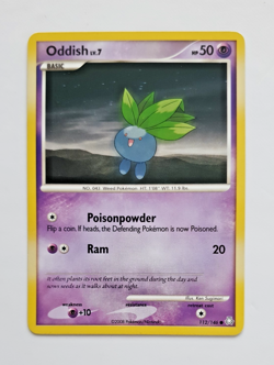 Pokemon TCG D&P Legends Awakened - Oddish 112/146 Non-Holo Common (2008) LP/MP - Image 1