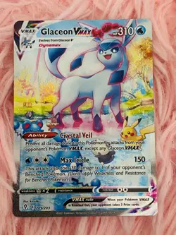Glaceon VMAX 209/203 SWSH07 | Secret Rare Alternate Art Holo | Pokemon NM - Image 1