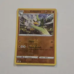 Galarian Sirfetch'd 98/189 Darkness Ablaze Pokemon Reverse Holo - Image 1