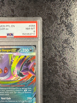2025 POKEMON PFL EN MEGA GENGAR ex #056 - PSA 8 - Image 2