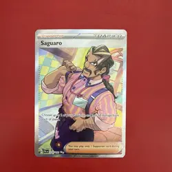 Pokemon TCG Saguaro 255/193 Full Art Ultra Rare Paldea Evolved Near Mint - Image 1