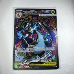 Pokemon TCG Mega Charizard X EX 023 Me: Mega Evolution Promo Holo 360HP English - Image 1