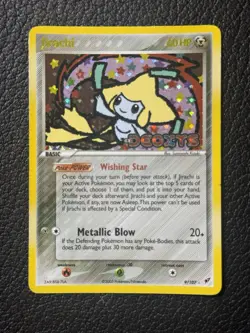 Pokemon Jirachi Reverse Holo Rare 60HP EX Deoxys 9/107 English 2005 - Image 1
