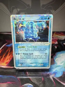 Regice Ex Hidden Legends 97/101 Holo Rare Pokemon TCG Nintendo cracked ice - Image 1
