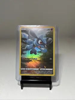 Pokemon Crown Zenith Galarian Gallery Riolu GG26/GG70 Ultra Rare Full Art Holo - Image 1