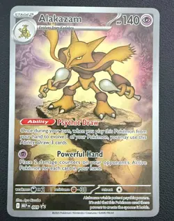 Pokemon TCG Alakazam Black Star Promo #009 – Holo Full Art NM - Image 1
