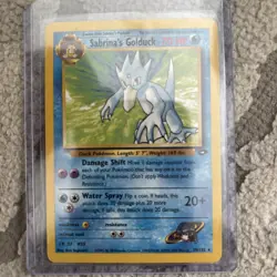 Pokemon TCG Sabrina's Golduck Gym Challenge 1st Edition 30/132, Vintage WOTC - Image 2