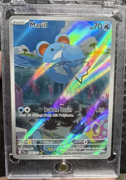 Pokemon Paldea Evolved Marill 204/193 Illustration Rare Full Art Holo - Image 1