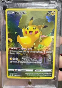 Pokemon 2023 Crown Zenith Pikachu GG30/GG70 Galarian Gallery Full Art NM - Image 1