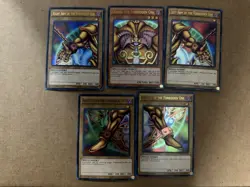 Yu-Gi-Oh Exodia the Fobidden One Full Set YGLD-ENA17-21 - Image 1