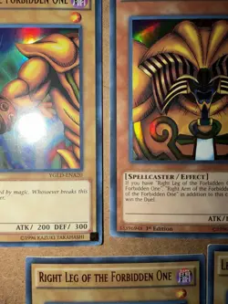 Yu-Gi-Oh Exodia the Fobidden One Full Set YGLD-ENA17-21 - Image 5