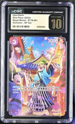 One Piece ST18-001 Uso Hachi Royal Blood (OP-10) SP Rare CGC Pristine 10 (ENG) - Image 2