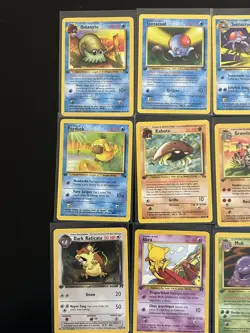 Lot of 13 Pokemon cards Vintage Wotc - ALL 1st Edition NM-LP Overall - Image 2