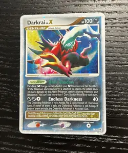 Darkrai LV.X DP19 Diamond & Pearl Black Star Promo Rare Holo Pokemon Card - Image 1