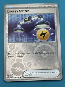 ENERGY SWITCH 173/198 Reverse Holo Pokemon Card Scarlet and Violet LP - Image 1