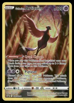 Pokemon Cards Galarian Articuno SWSH282 SWSH Black Star Promo NM *1 - Image 1
