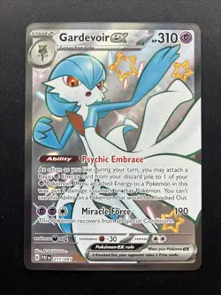 Gardevoir ex 217/091 Pokemon Card TCG Shiny Ultra Rare Paldean Fates - Image 1