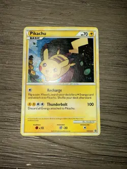 Pokemon TCG 2010 Holo Rare Black Star Promo Pikachu Card HGSS03 - Image 2