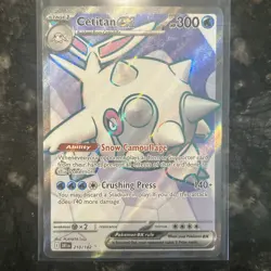 Cetitan ex 210/182 Ultra Rare Full Art Sv10 Destined Rivals Holo Pokemon Card NM - Image 1
