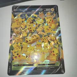 Pokemon Pikachu V-Union Jumbo Card Promo Holo 300 HP English SWSH139 - Image 1