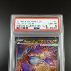 PSA 10 Mega Latias ex 181/132 Pokemon Mega Evolutions Graded Card - Image 2