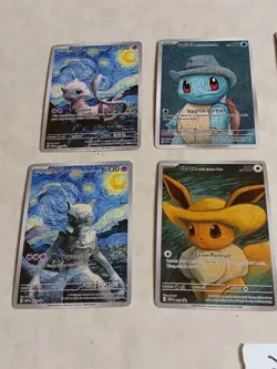 8 Pokemon x Van Gogh Black Star Promo ACG Art Card - read description - Image 2