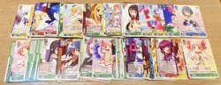 Weiss Schwarz TCG - 82 Cards Collection, Various Sets (Bushiroad, English) - Image 1