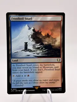 Frostboil Snarl 0312 Commander: The Lord of the Rings LTC MTG NM - Image 1