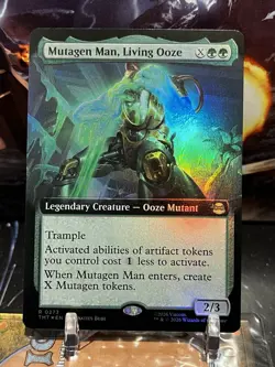 MTG | Mutagen Man, Living Ooze (0273 - Extended) ✨FOIL✨ [TMT] - Image 1