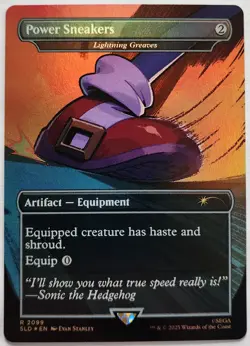 Power Sneakers R2099 | Lightning Greaves | Rainbow Foil | Sonic | Secret Lair - Image 1