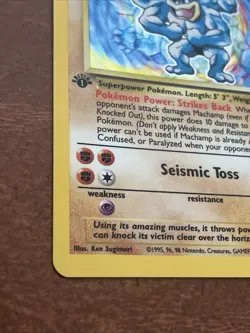 Pokemon Machamp 8/102 Deck Exclusives 1st Edition Holo Rare 100 HP - Image 3