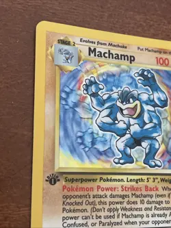 Pokemon Machamp 8/102 Deck Exclusives 1st Edition Holo Rare 100 HP - Image 4