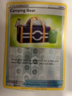 Camping Gear 122/163 - Battle Styles Reverse Pokemon Holo Foil Nice! - Image 1