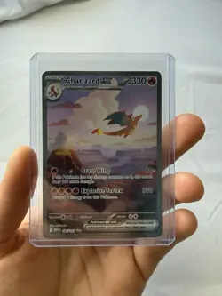 Pokemon TCG Charizard EX 199/165 SV 151 Special Illustration Rare LP - Image 3