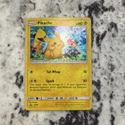 The Pokemon Company Pikachu SM86 Holo Promo 60 HP Basic Pokemon TCG Card 2017 - Image 1