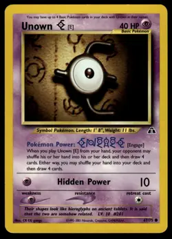 Pokemon Neo Discovery 67/75 Unown [E] - Image 1